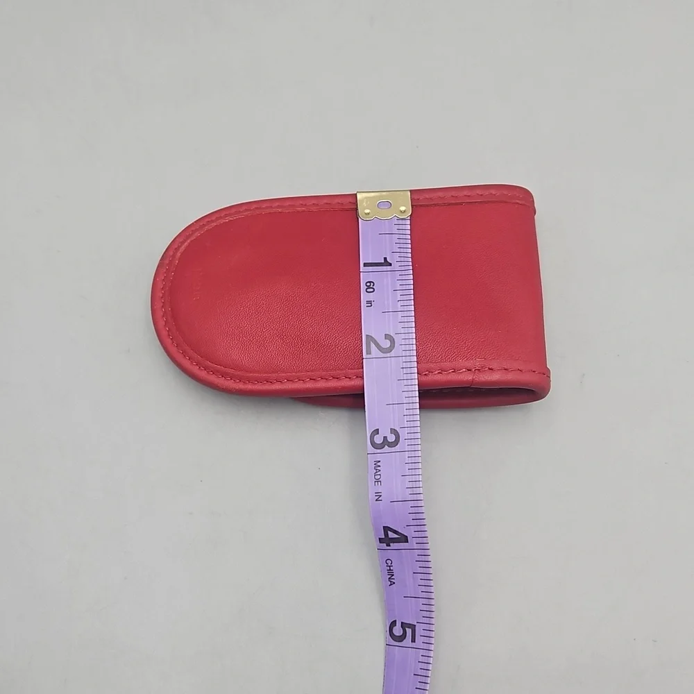 Vintage Coach manicure tool holder vintage Red - Picture 5 of 8